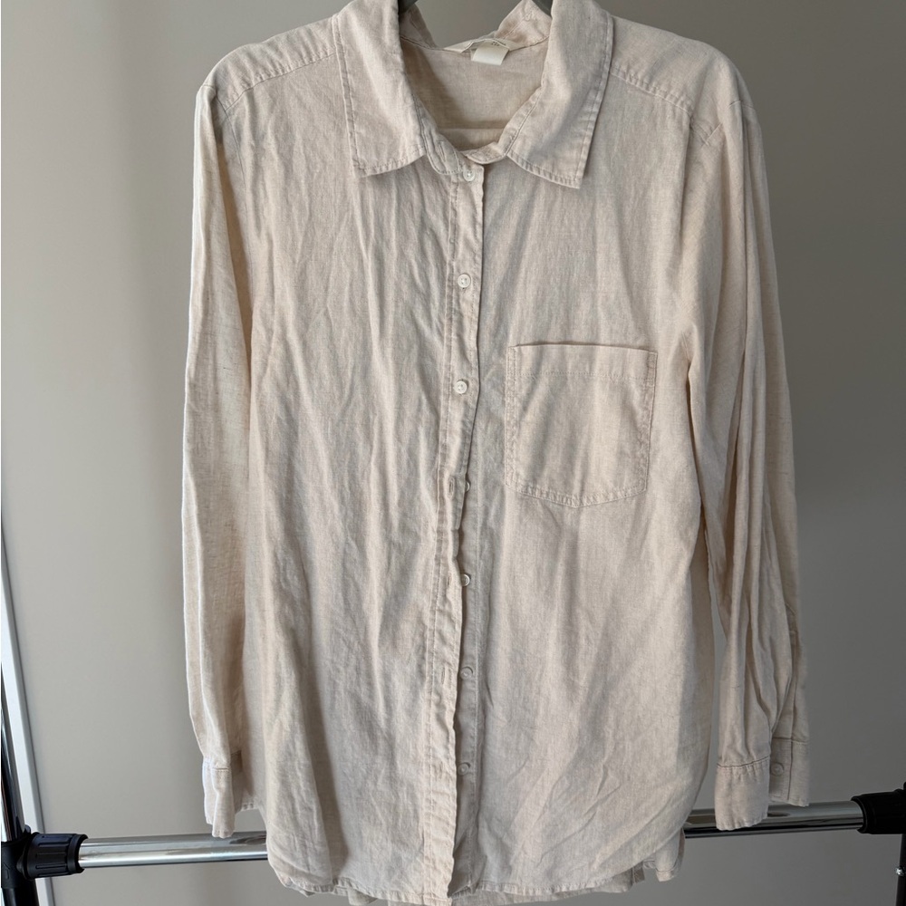 H&M Linen Long Sleeve